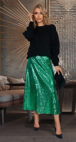 Розкішна спідниця з пайетки