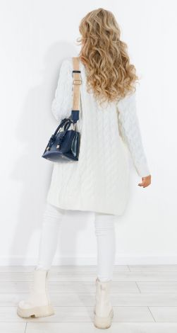 Warm knitted cardigan