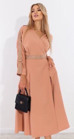 Fashionable beige dress