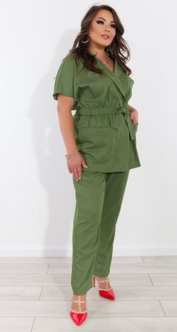 Брючний костюм з легкого джинса