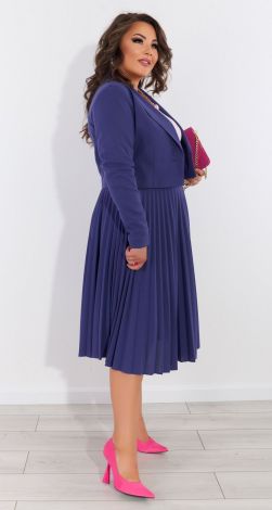 Гарний костюм із спідницею пліссе