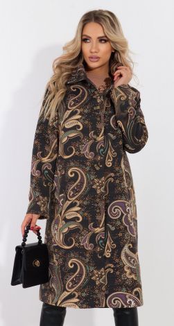 Лёгкое пальто интересного кроя