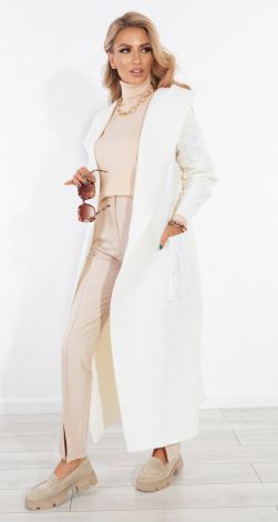 Тёплый кардиган с капюшоном