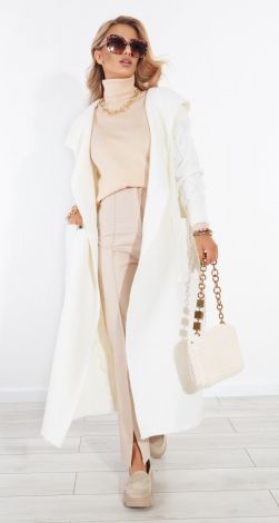 Тёплый кардиган с капюшоном