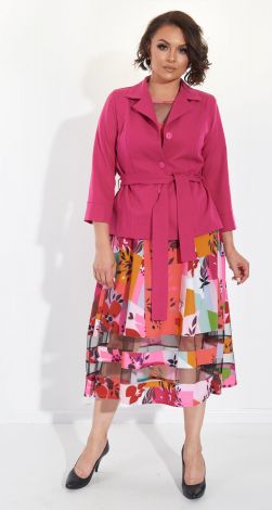 Гарний костюм з сукнею