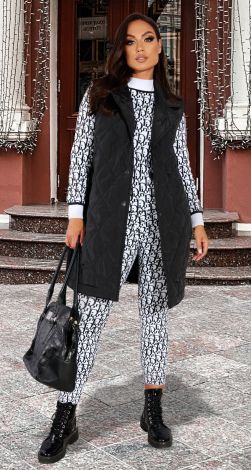 Теплий в'язаний костюм