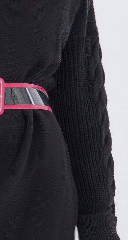 Платье с косами