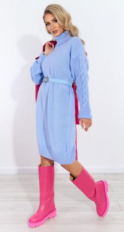 Платье с косами