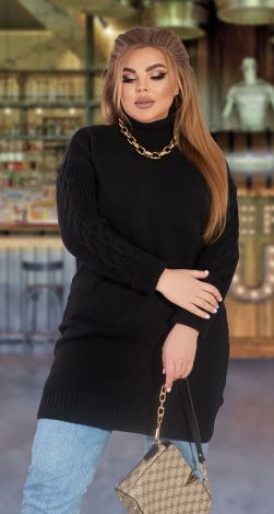 Платье с косами