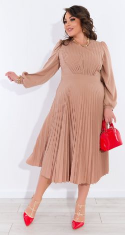 Нарядное платье плиссе