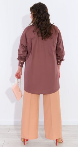 Костюм трійка з сорочкою з крісталами