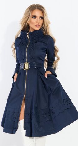 Гарний плащ на блискавці