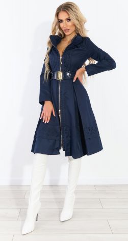 Гарний плащ на блискавці