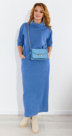 Костюм з замші із спідницею