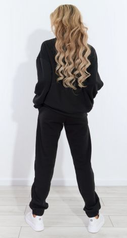 Теплий костюм на флісі з вишивкою