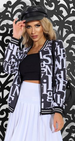 Модний бомбер на змійці