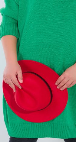 Свитер  туника большой размер