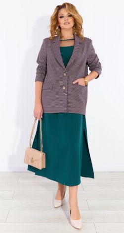 Стильний костюм із сукнею