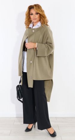 Тёплый асимметричный кардиган