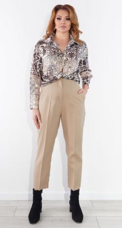 Брюки із завищеною талією