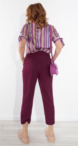 Брюки із завищеною талією