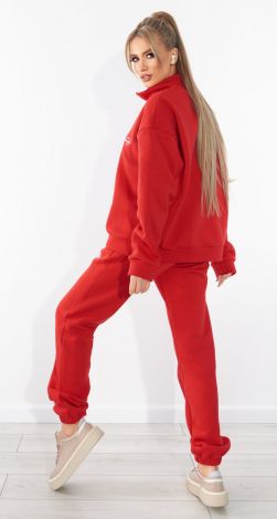 Теплий костюм на флісі з вишивкою