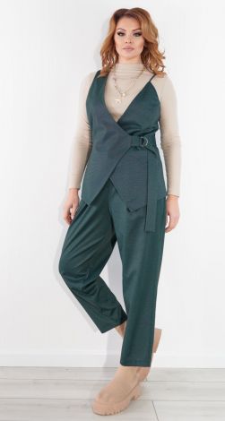 Брючний костюм із жилетом