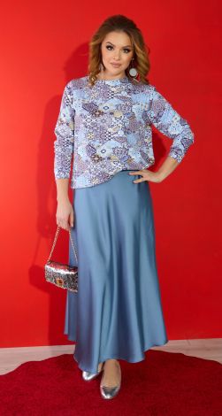 Розкішна шовкова спідниця