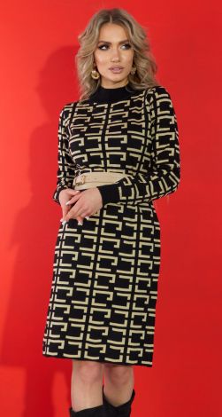 В'язана сукня гольф