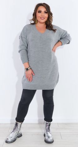 Светр туніка великий розмір