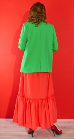 Модный зеленый пиджак