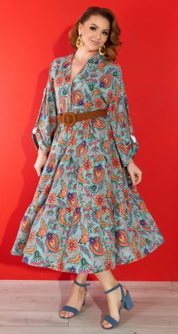 Стильное платье большого размера