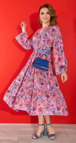 Стильное платье большого размера