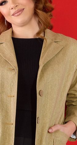 Легке лляне пальто