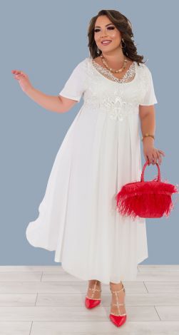 Нарядное платье большого размера