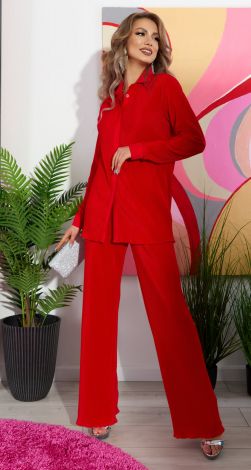 Брючний костюм плісе