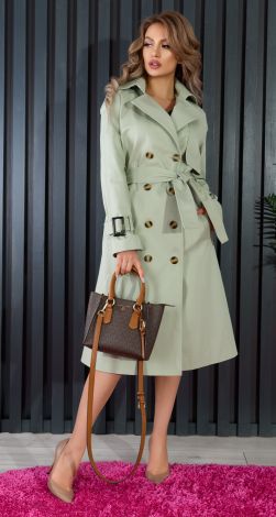 Коттоновый тренч