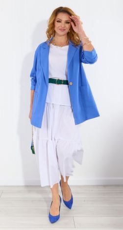 Костюм із лляним піджаком