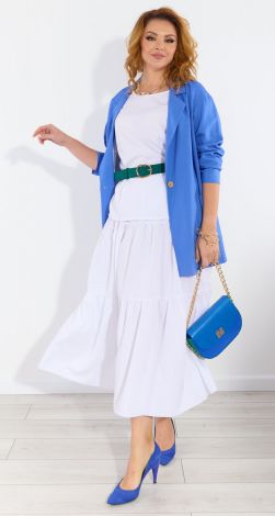 Костюм із лляним піджаком