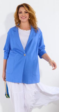 Костюм із лляним піджаком