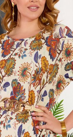 Стильное длинное платье плиссе