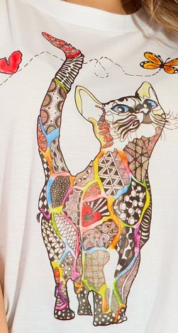 Light fashionable T-shirt