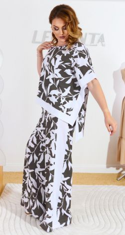 Нарядний брючний костюм