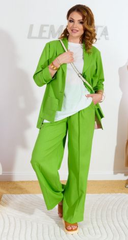 Льняний костюм трійка