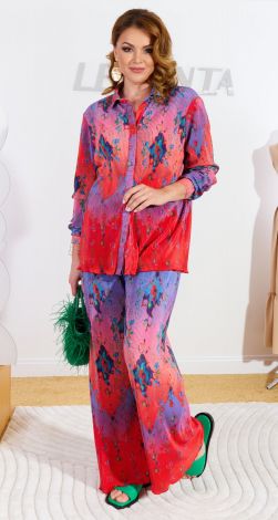 Брючний костюм плісе