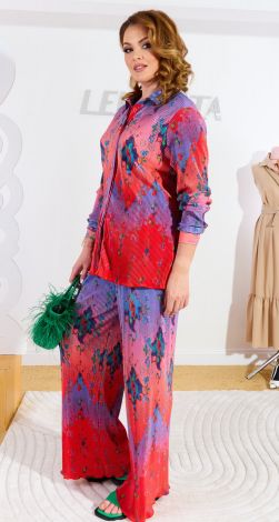 Брючний костюм плісе