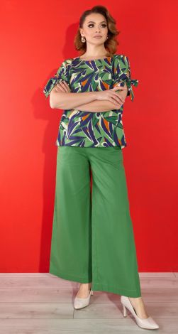 Лляний костюм великого розміру