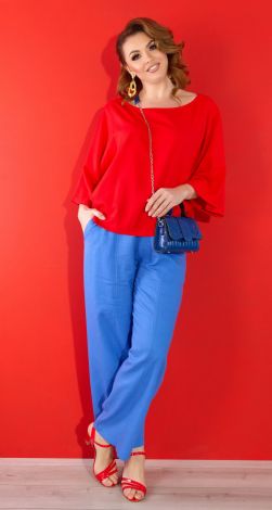 Linen trousers of an interesting cut