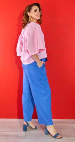 Linen trousers of an interesting cut