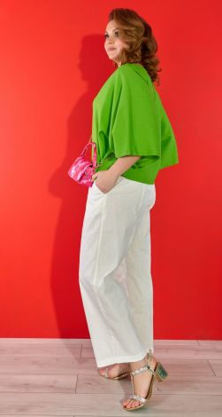 Linen trousers of an interesting cut